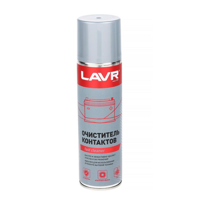 Очиститель контактов LAVR, Electrical contact cleaner, 335 мл, аэрозольный Ln1728 - Фото 1
