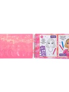 Книга с наклейками и трафаретами «Альбом визажиста» - Фото 2