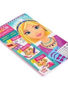 Книга с наклейками и трафаретами «Альбом визажиста» - Фото 6