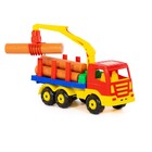 Машинка «Лесовоз», с брёвнами - Фото 3