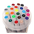 Набор маркеров для скетчинга двусторонние 24 штук/24 цветов - фото 8911677