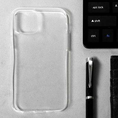 Чехол LuazON для iPhone 12/12 Pro, 6.1", силиконовый, тонкий, прозрачный