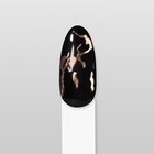 Наклейки для ногтей «Мрамор», металлизированные, цвет золотистый - фото 9907034