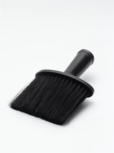 Щётка-сметка для удаления волос, 14×9 (±1) см, чёрная