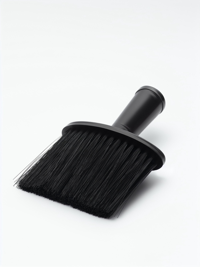 Щётка-сметка для удаления волос, 14×9 (±1) см, чёрная - Фото 1