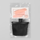 Щётка-сметка для удаления волос, 14×9 (±1) см, чёрная - Фото 5