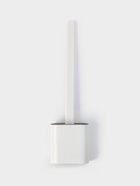 Ёршик для унитаза Доляна «Лилу», настенный, силиконовый, 4.3×9.5×36 см, белый - Фото 2