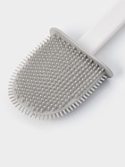 Ёршик для унитаза Доляна «Лилу», настенный, силиконовый, 4.3×9.5×36 см, белый - Фото 1