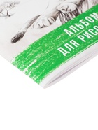 Альбом для рисования Calligrata «Лев» А4, 40 листов на скрепке, обложка мелованный картон, внутренний блок офсет 100 г/м² - Фото 4