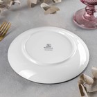 Тарелка фарфоровая десертная Wilmax Scratch, d=17,5 см, цвет зелёный - Фото 3