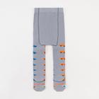 Колготки Крошка Я «Машинки», цвет серый, рост 98-104 см 6385285