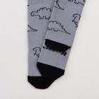 Колготки Крошка Я «Динозавры», цвет серый, рост 74-80 см 6385303