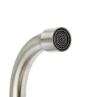 Моносмеситель ZEIN Z01, нержавеющая сталь, поворотный излив, сатин - Фото 5