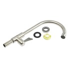 Моносмеситель ZEIN Z01, нержавеющая сталь, поворотный излив, сатин - Фото 8