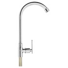 Моносмеситель ZEIN Z05, нержавеющая сталь, поворотный излив, хром - Фото 4