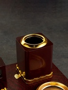 Набор настольный 6 в 1 (блок д/бумаг, подставка для печати, карандашница, часы, визитница, глобус) - Фото 11