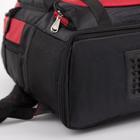 Рюкзак туристический, 65 л, отдел на молнии, наружный карман, цвет красный - Фото 5