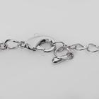 Кулон "Цепь" бусины с кольцом, цвет серебро ,L=50см - фото 25617440