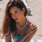 Колье "Цепь" двойные колечки, цвет серебра ,L=50см - фото 25631344