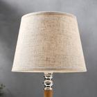 Лампа настольная 16391/1 E14 40Вт светлое дерево 22х22х37 см RISALUX - фото 24235711