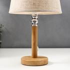 Лампа настольная 16391/1 E14 40Вт светлое дерево 22х22х37 см RISALUX - фото 24235712