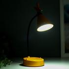 Настольная лампа с диммером 16299/1YL LED 4Вт USB АКБ 3000-6000К желтый 12,3х12,3х37 см RISALUX  544 - Фото 4