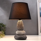 Лампа настольная 16446/1GR E14 40 вт серо-черный 22×22×34 см RISALUX - Фото 5