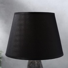 Лампа настольная 16446/1GR E14 40 вт серо-черный 22×22×34 см RISALUX - Фото 7