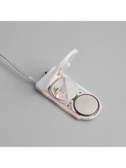 Гирлянда «Мишура» 1 м роса, IP20, серебристая нить, 20 LED, батарейки CR2032×2 (в комплекте), свечение тёплое белое 5198379 - фото 319926261