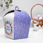 Пасхальная коробочка "Христос Воскресе!", венок из пасхальных яиц, 17 х 17 х 26 см - Фото 2