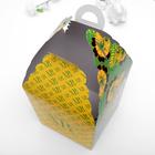 Пасхальная подарочная коробочка «ХВ», зеленая хохлома, 17×17×26 см - Фото 3