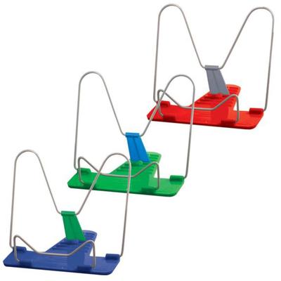 Подставка для книг Calligrata «ПРЕСТИЖ», с пластмассовым упором, европодвес, МИКС