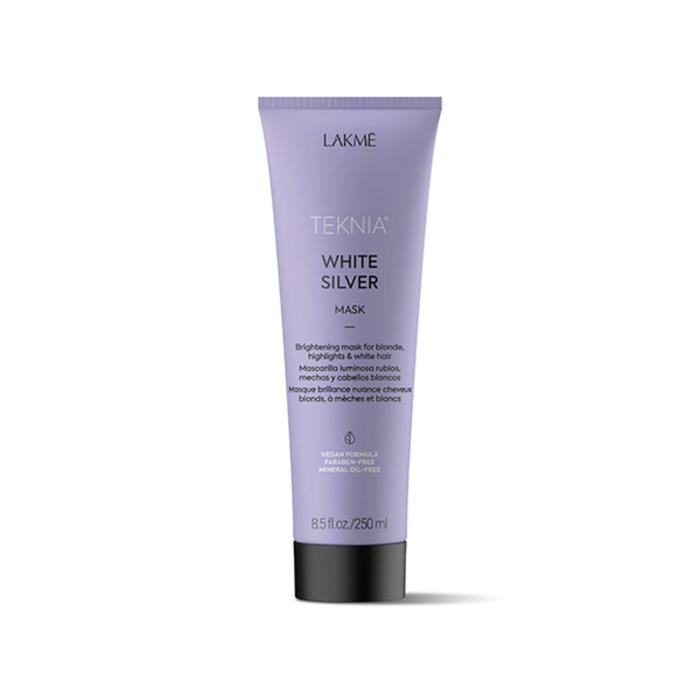 Маска для волос LAKME Teknia White Silver Mask, тонирующая, 250 мл - Фото 1