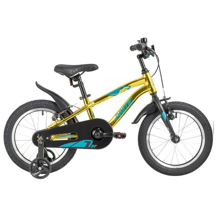 Велосипед 16" Novatrack Prime, 2021, цвет золотой - Фото 1
