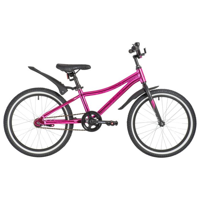 Велосипед 20" Novatrack Prime, 2021, цвет розовый - Фото 1