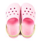 Сабо детские, цвет светло-розовый, размер 33-34 - Фото 2