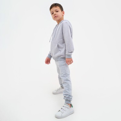 Брюки детские KAFTAN: Basic line, серые, размер 30 (98-104 см)