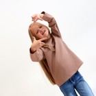 Свитшот для девочки KAFTAN "Basic line" размер 30 (98-104), цвет кофе - фото 28185446