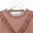 Свитшот для девочки KAFTAN "Basic line" размер 30 (98-104), цвет кофе - фото 28185448