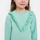 Свитшот для девочки KAFTAN "Basic line" размер 30 (98-104), цвет мята 6622703 - фото 1623741