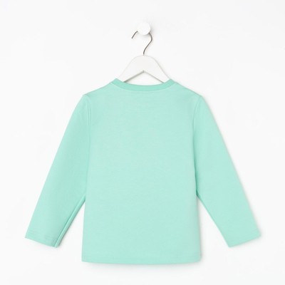 Свитшот для девочки KAFTAN: Basic line, цвет мятный, размер 30 (98-104 см)