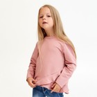 Свитшот для девочки с воланом KAFTAN "Basic line" размер 30 (98-104), цвет розовый 6622709 - фото 14464069