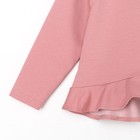 Свитшот для девочки с воланом KAFTAN "Basic line" размер 30 (98-104), цвет розовый 6622709 - фото 14464070