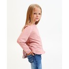 Свитшот для девочки с воланом KAFTAN "Basic line" размер 30 (98-104), цвет розовый 6622709 - фото 14464068