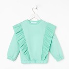 Свитшот для девочки KAFTAN Basic line, размер 30 (98-104 см), мятный - фото 48697117