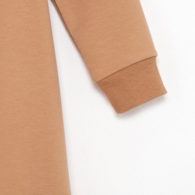 Платье для девочки KAFTAN Basic line, размер 30 (98-104 см), цвет кофе