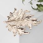 Брошь крупная «Лист», цвет золото - Фото 1