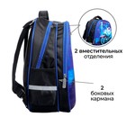 Рюкзак школьный, каркасный, 39×30×14 см, Speed bike - Фото 4