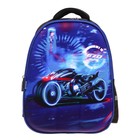 Рюкзак школьный, каркасный, 39×30×14 см, Speed bike - Фото 9