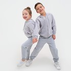 Брюки KAFTAN "Basic line" р.32 (110-116), серый - Фото 1